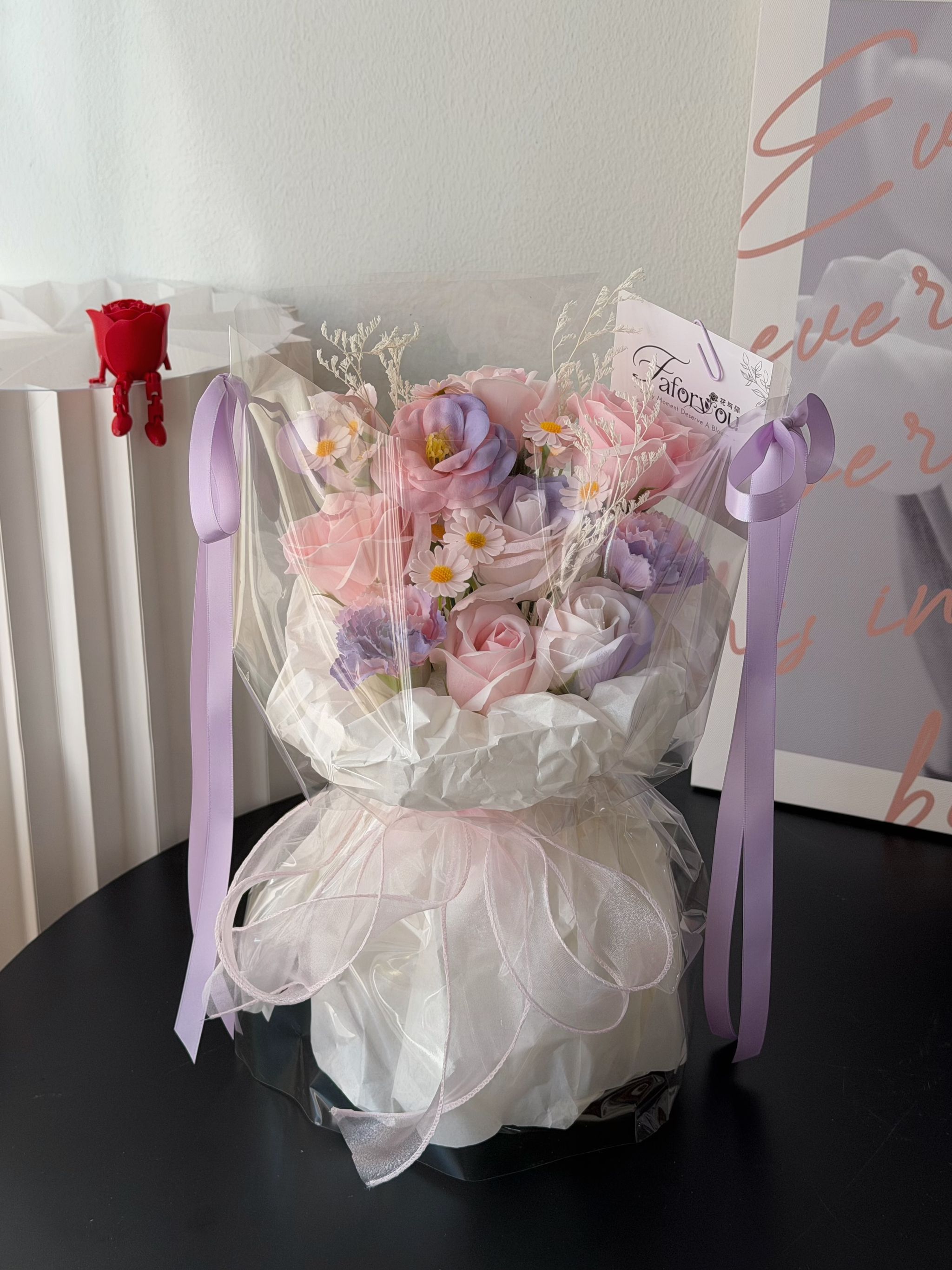  Pink Pao Pao Mixed Bouquet | 粉色泡泡混搭花束_0