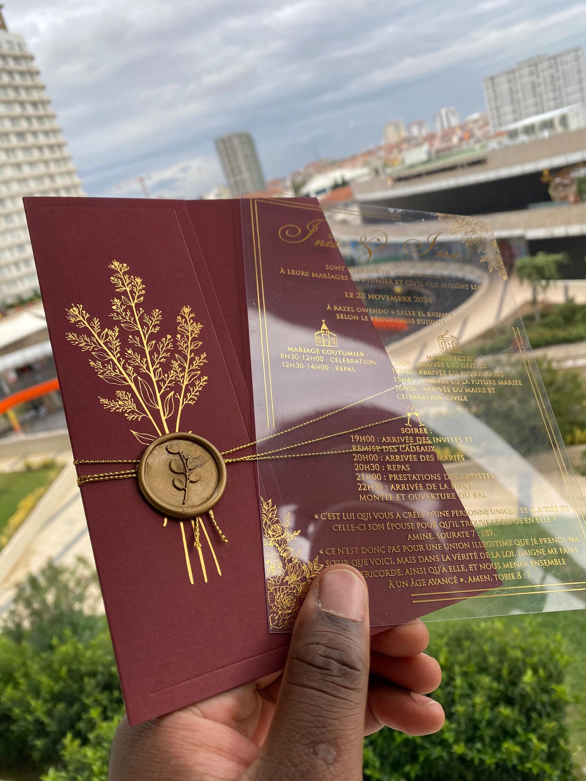 Invitations en Acrylique  _1