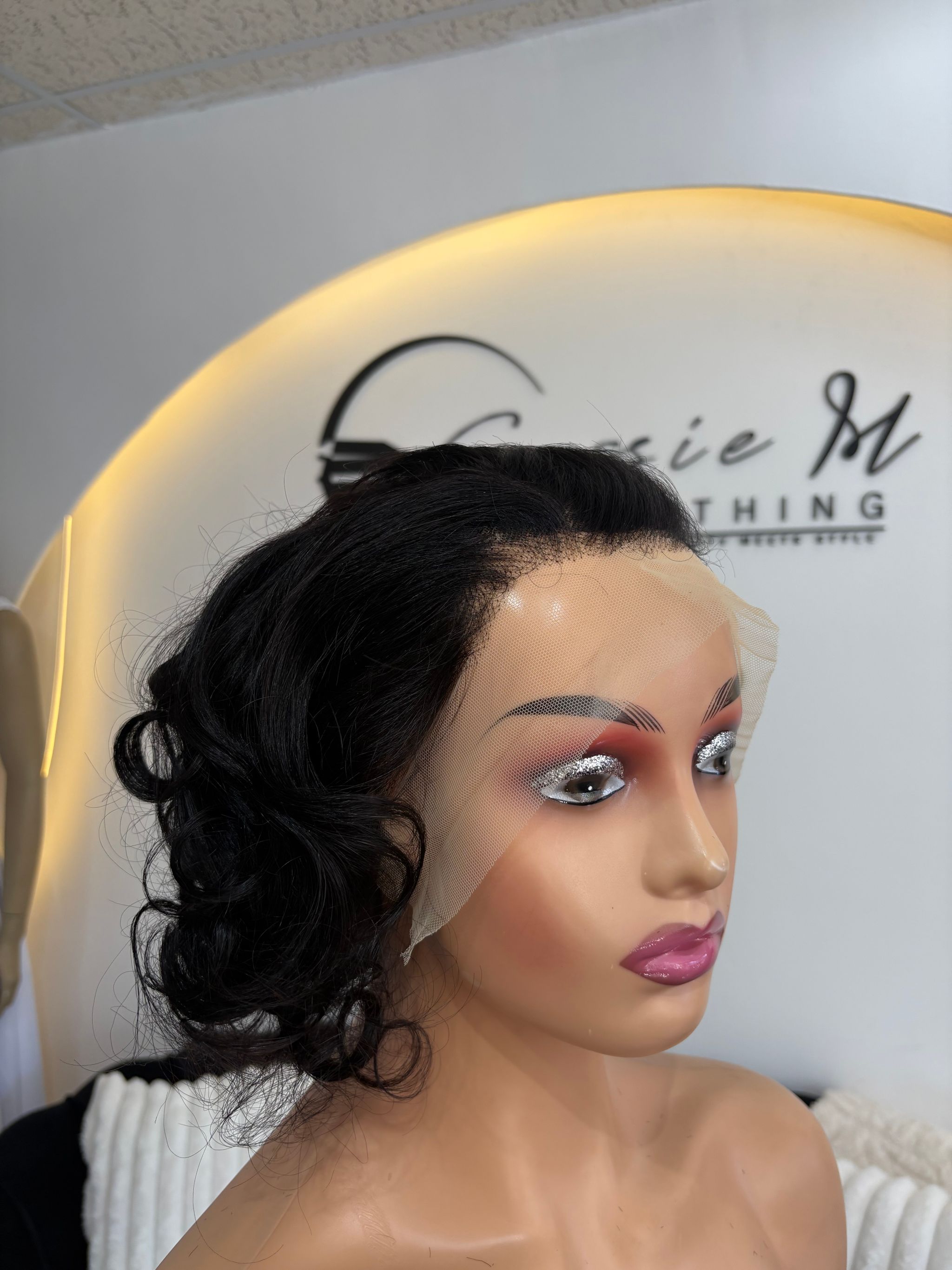 Human hair loose wave (12 inch) _0