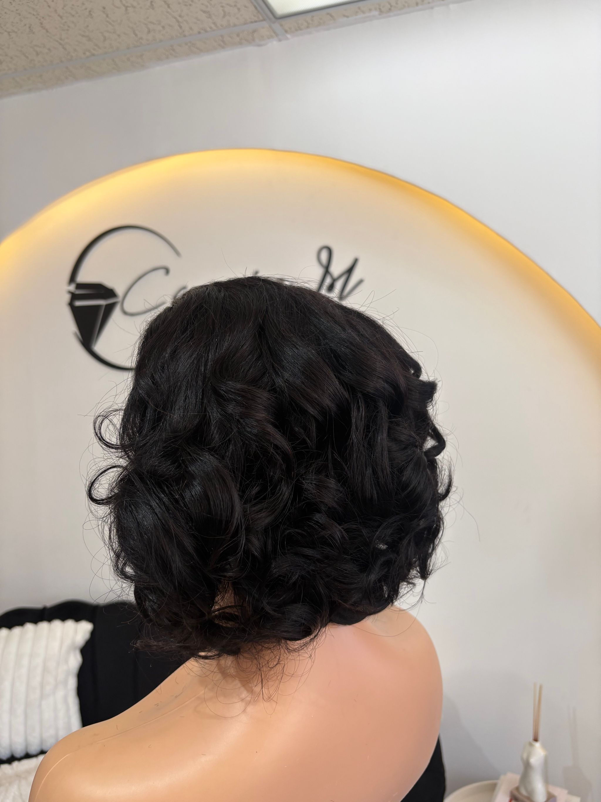 Human hair loose wave (12 inch) _1