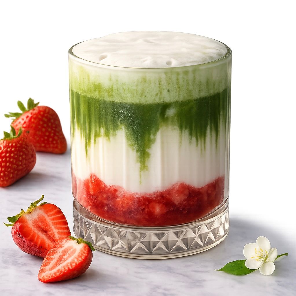 Signature Matcha with Homemade Strawberry _0