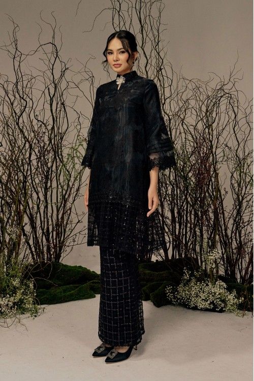 SD Raya 2026 ~ Helia Modern Kurung - Black_0
