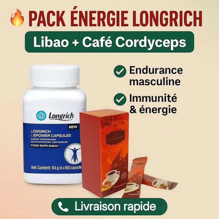 Pack Energie masculine Longrich_0