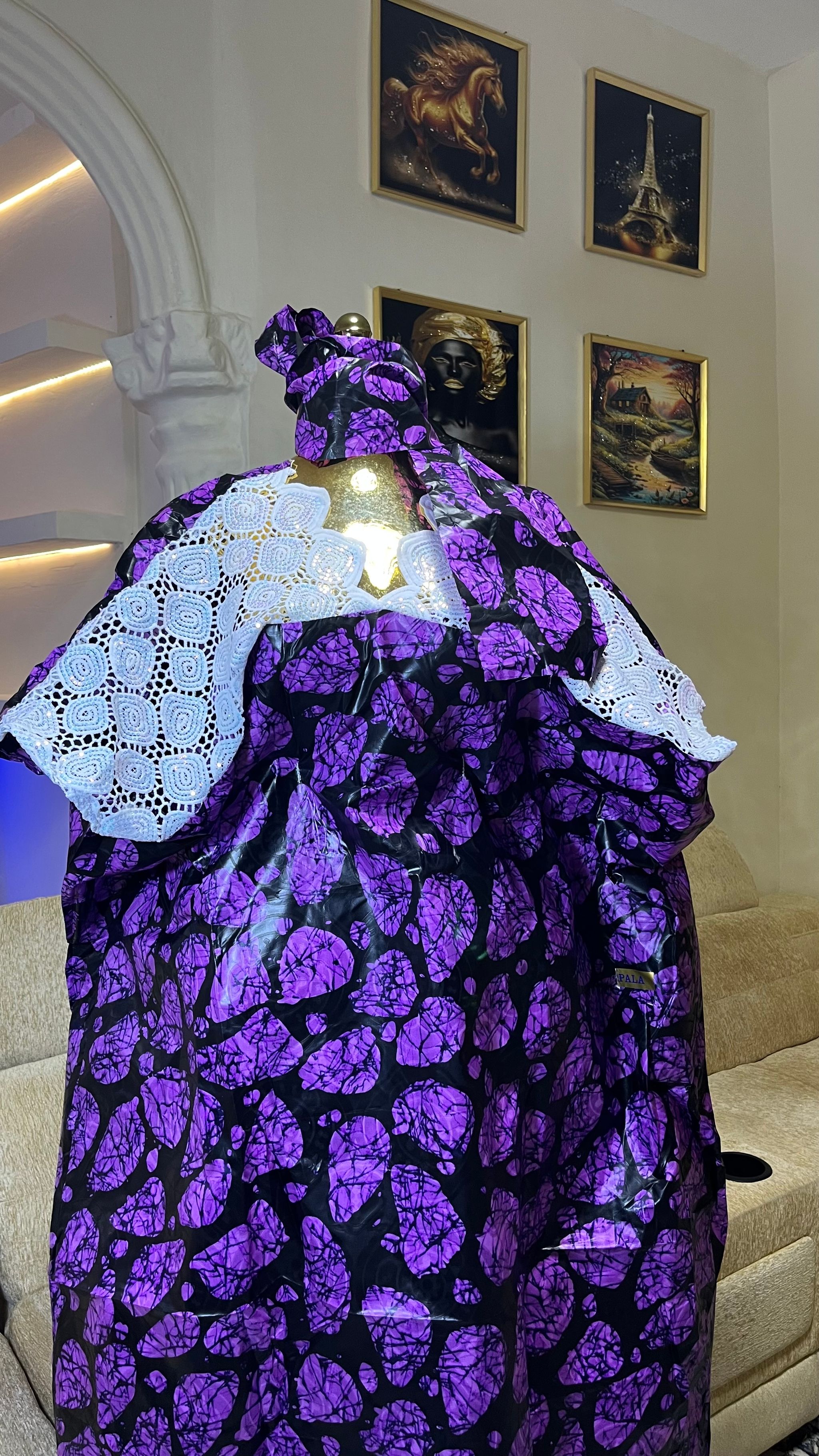 Violet - Batik Style Print_0