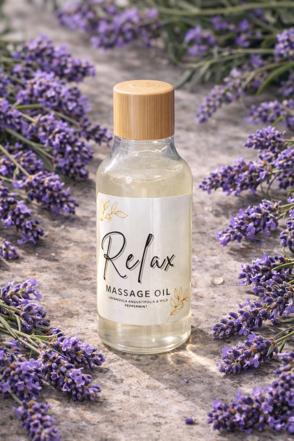 RELAX MASSAGE OIL  LAVENDER OIL_0