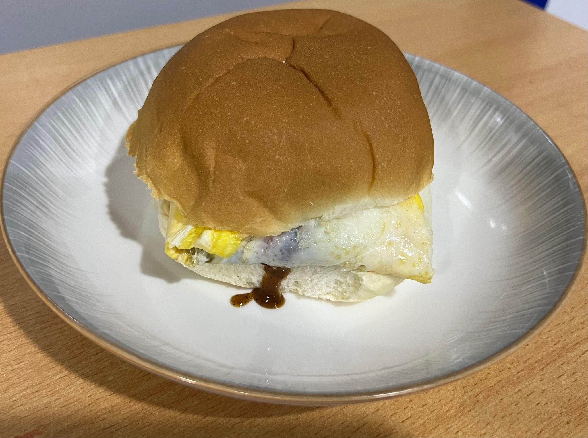 Burger ramly double patty with cheese_0