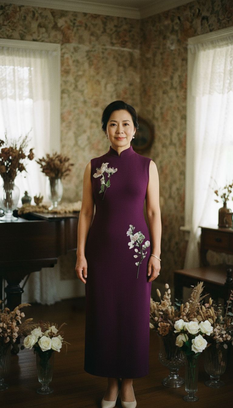 CHEONGSAM in Cherry Blossoms_1