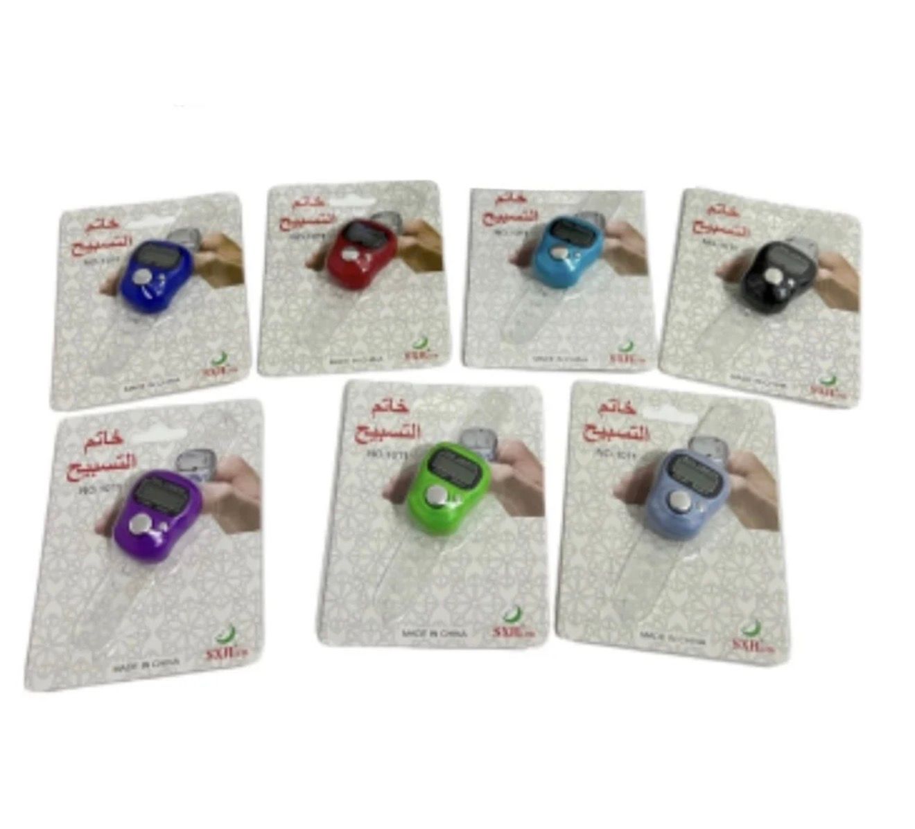 خاتم تسبيح ملون/12قطعه_0