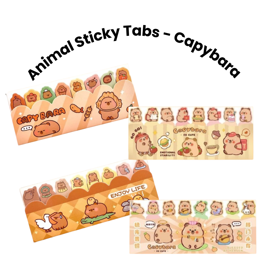 Animal Sticky Tabs - Capybara _0