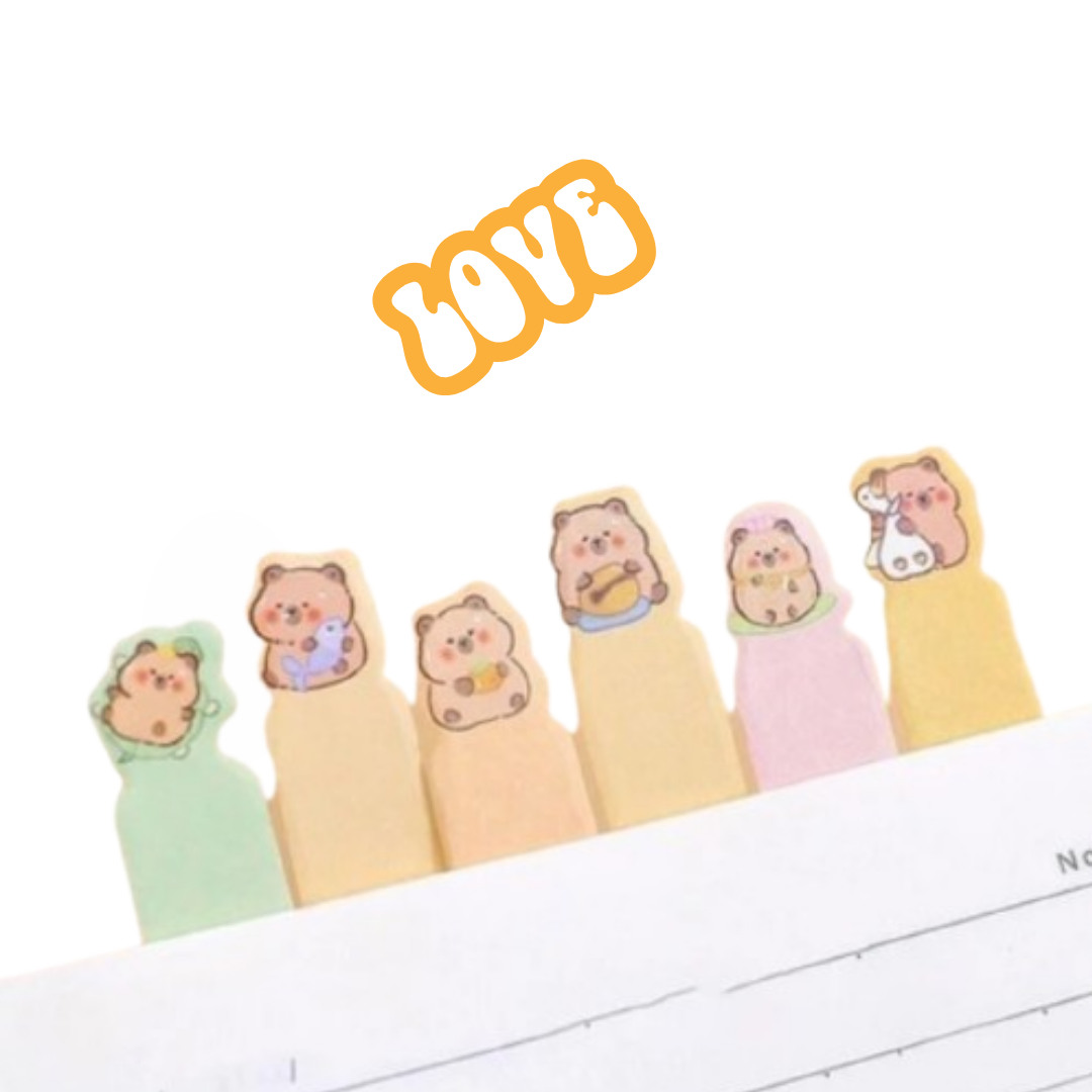 Animal Sticky Tabs - Capybara _1