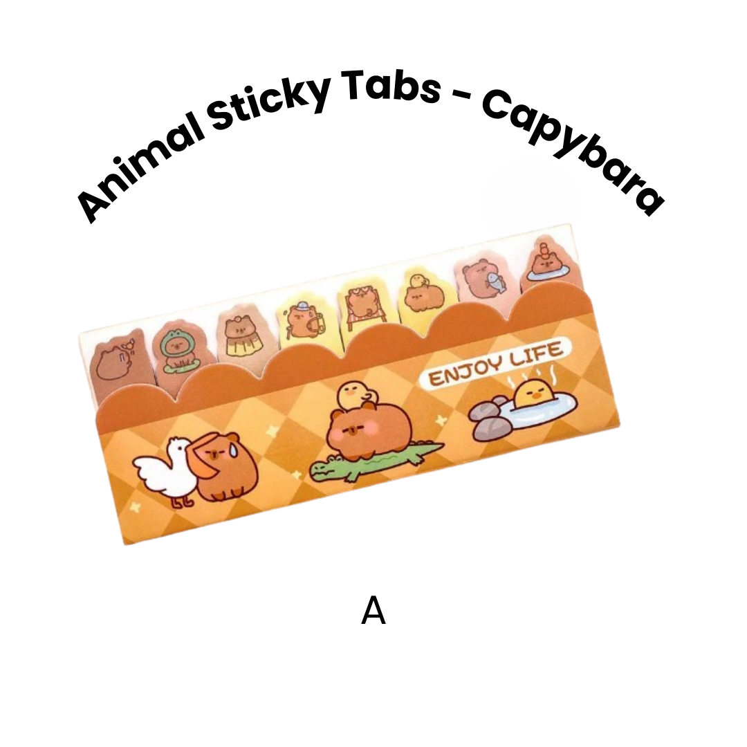 Animal Sticky Tabs - Capybara _2