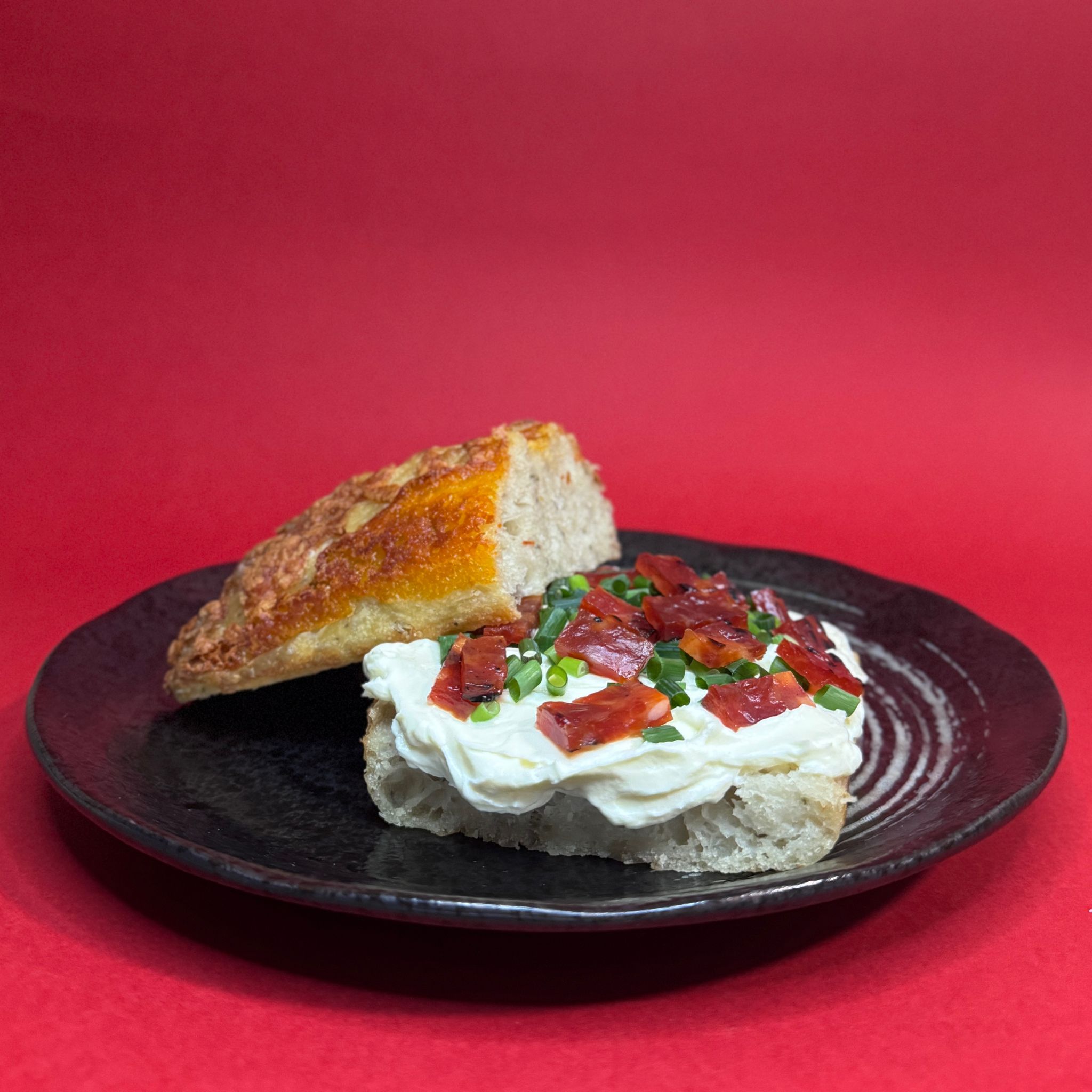 Sour Cream Scallion Bak Kwa Focaccia_0