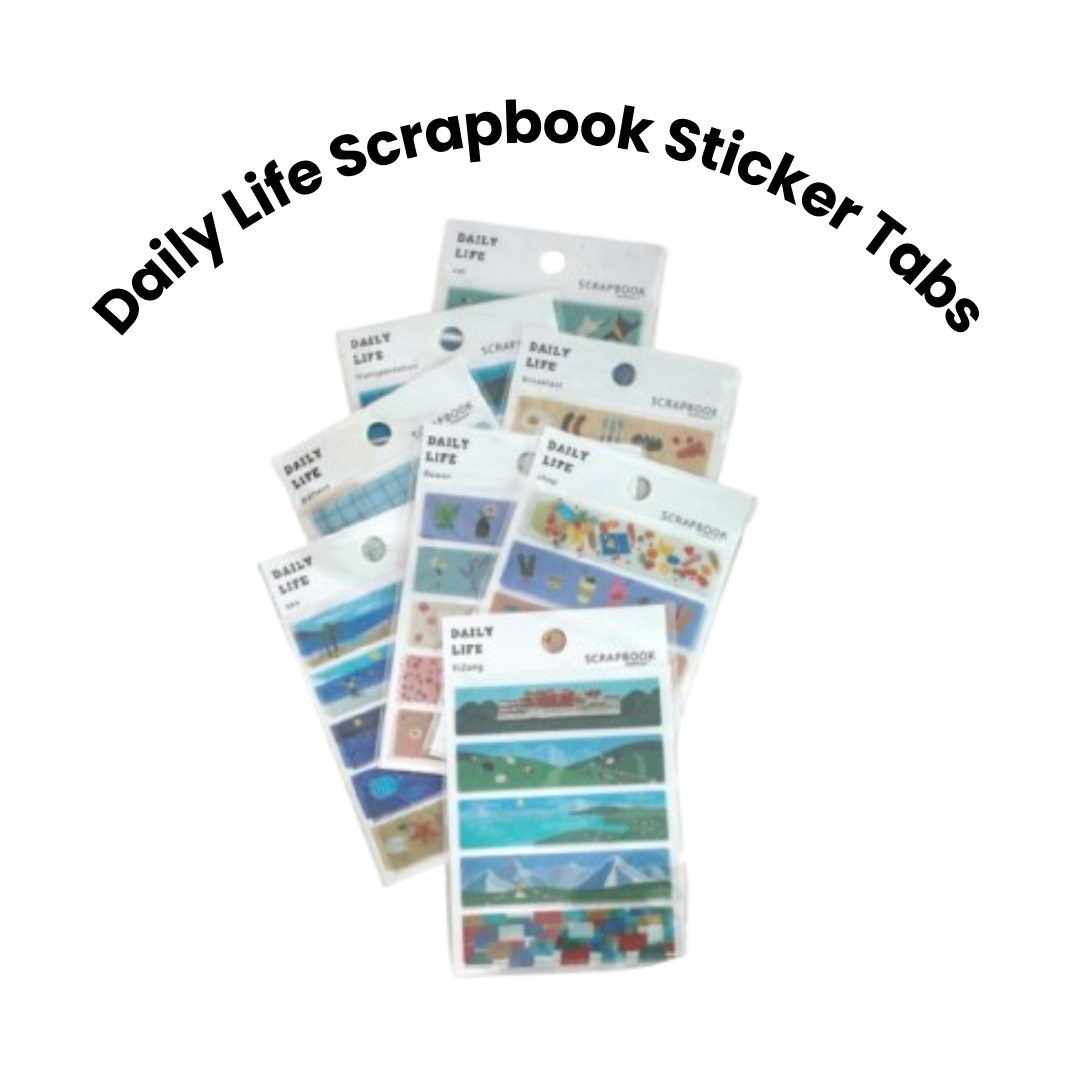 Daily Life Scrapbook Sticker Tabs_0