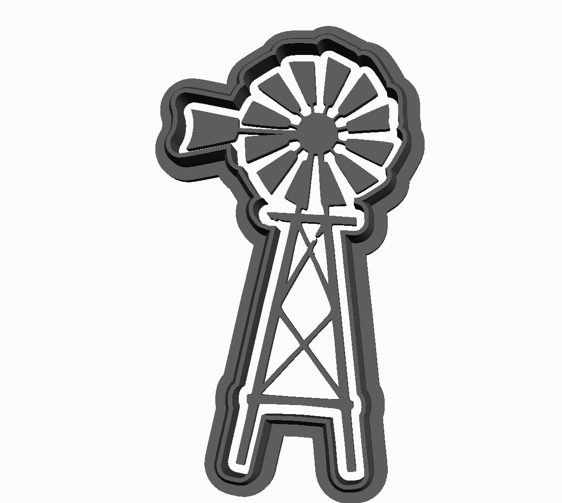 Windmills 2 in 1 Cookie Cutter _0