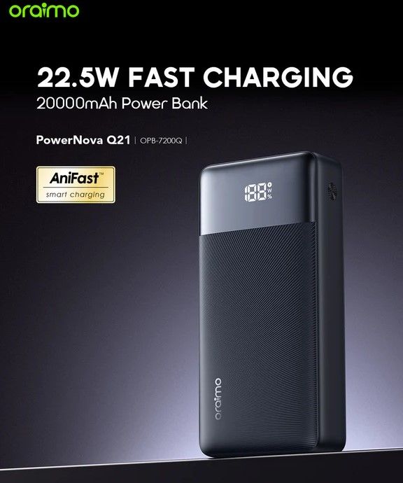 ORAIMO  22.5W FAST CHARGER 20000MAH POWER BANK ( OPB-7200Q)_0