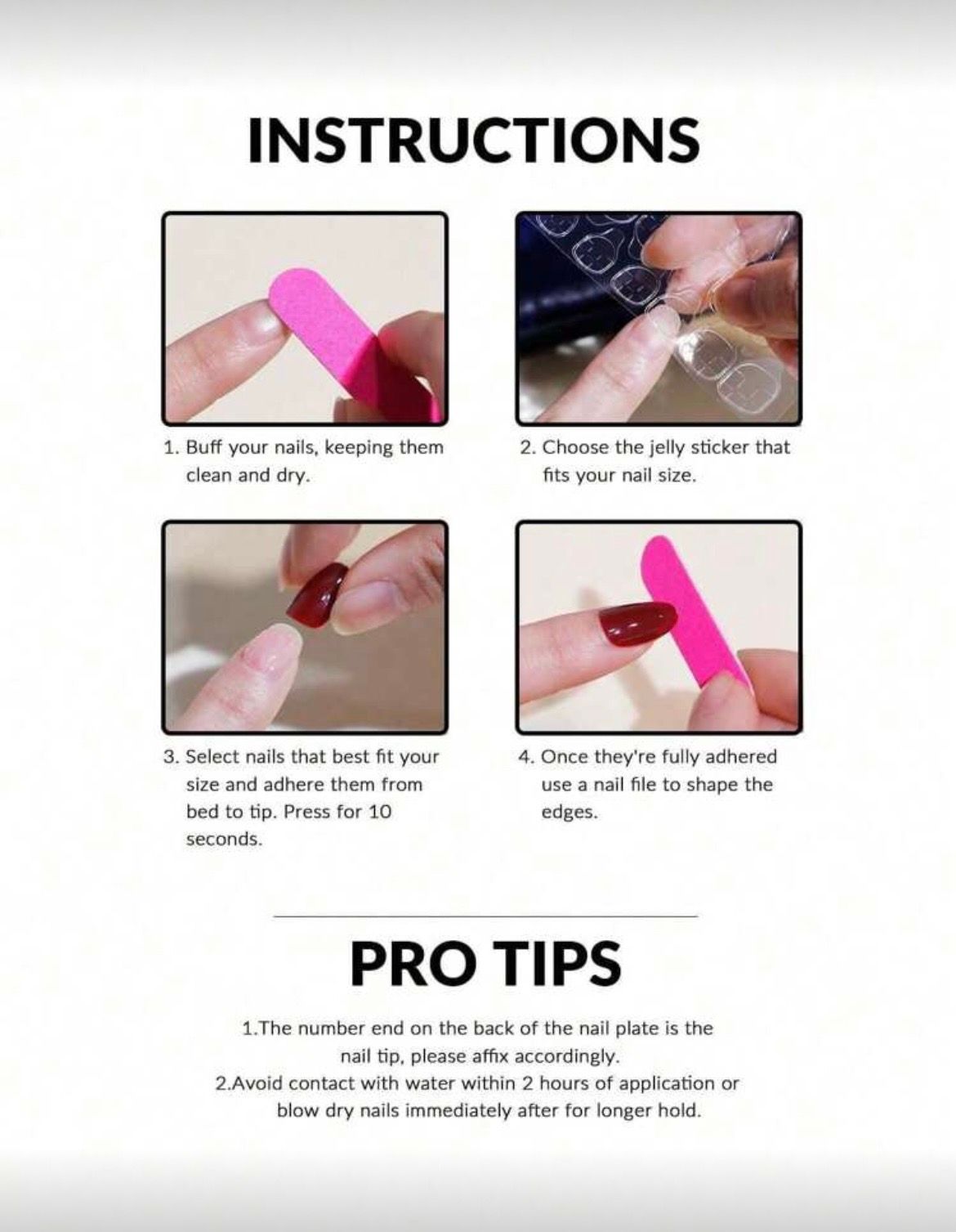 Faux ongles carré _4