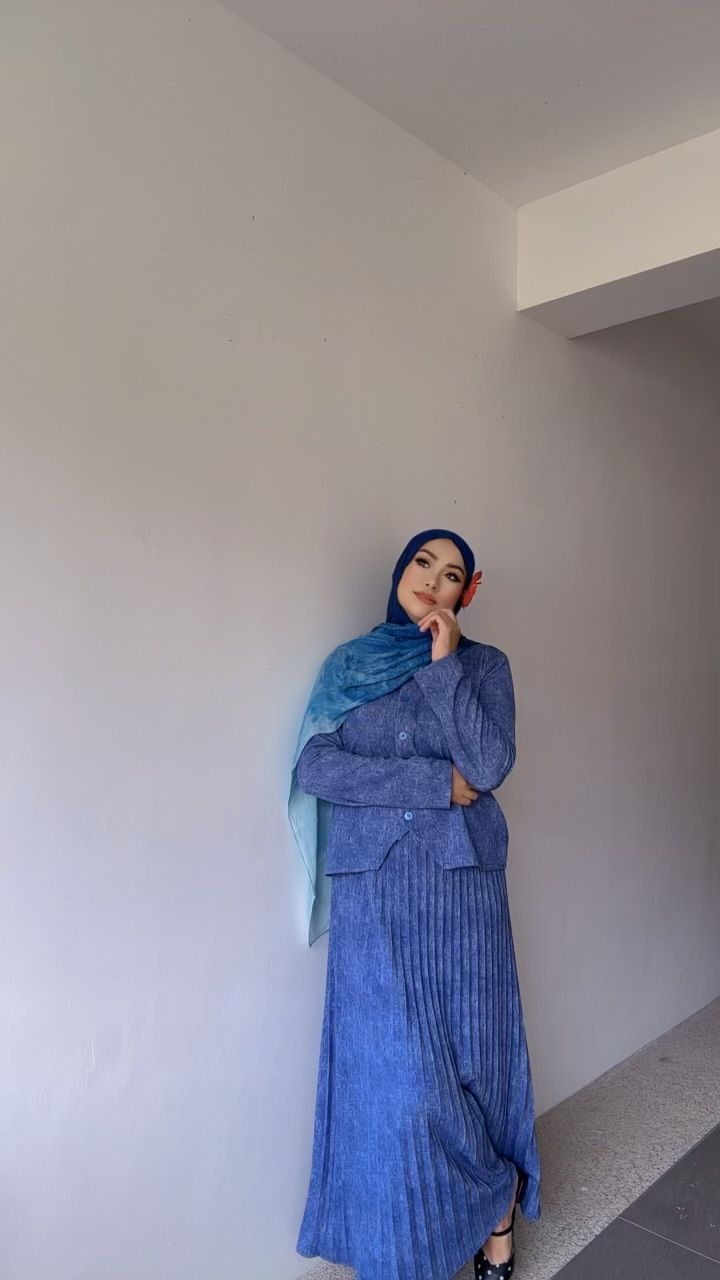 SERENA PLEATED KNIT SET_2