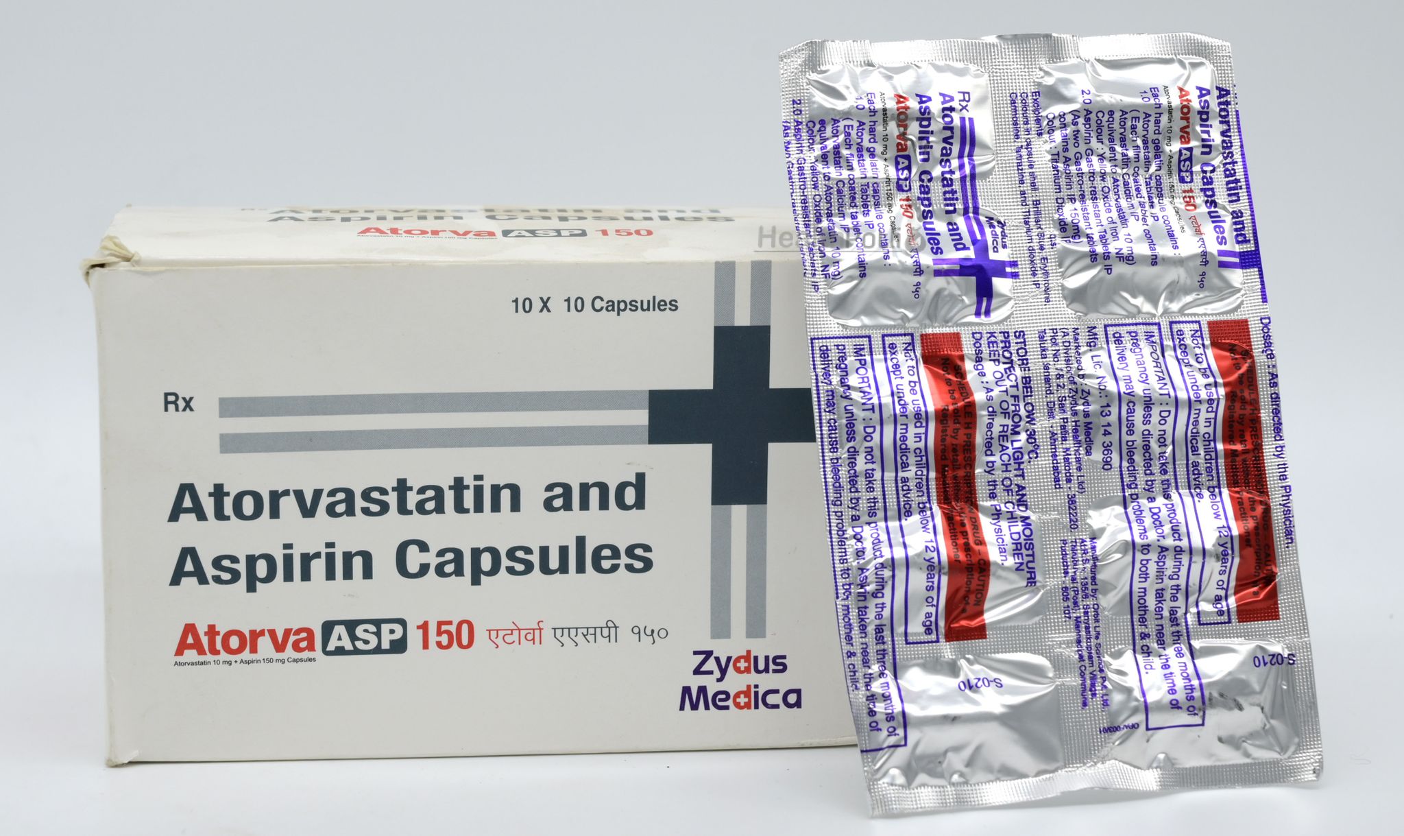 Atorvastatin + Aspirin (Enteric Coated) Tablets 150 Mg Tablet_0