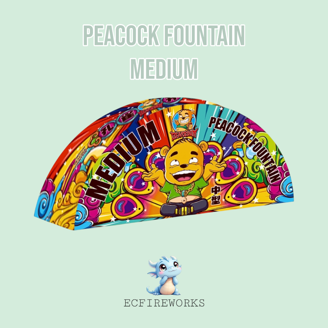 PEACOCK FOUNTAIN - MEDIUM_0