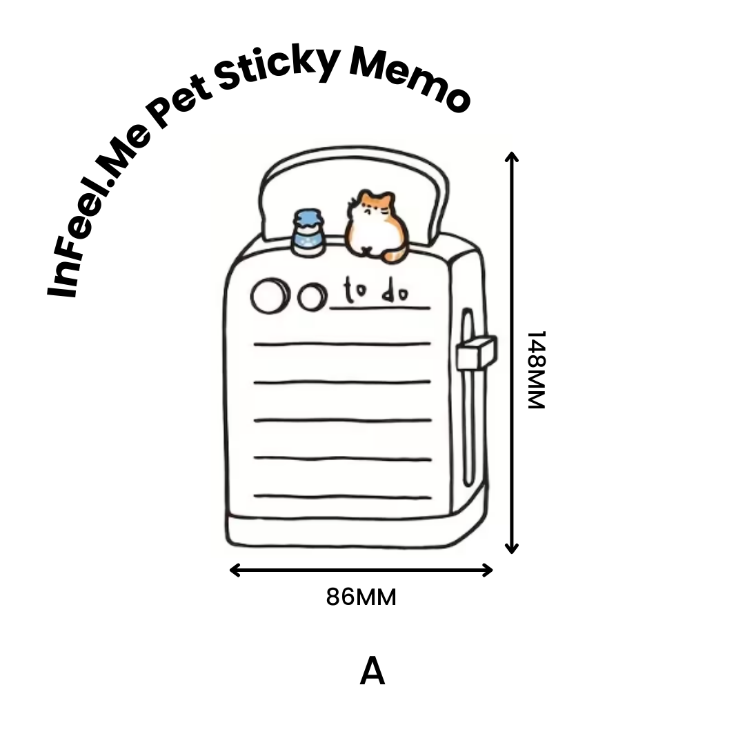InFeel.Me Pet Sticky Memo_2