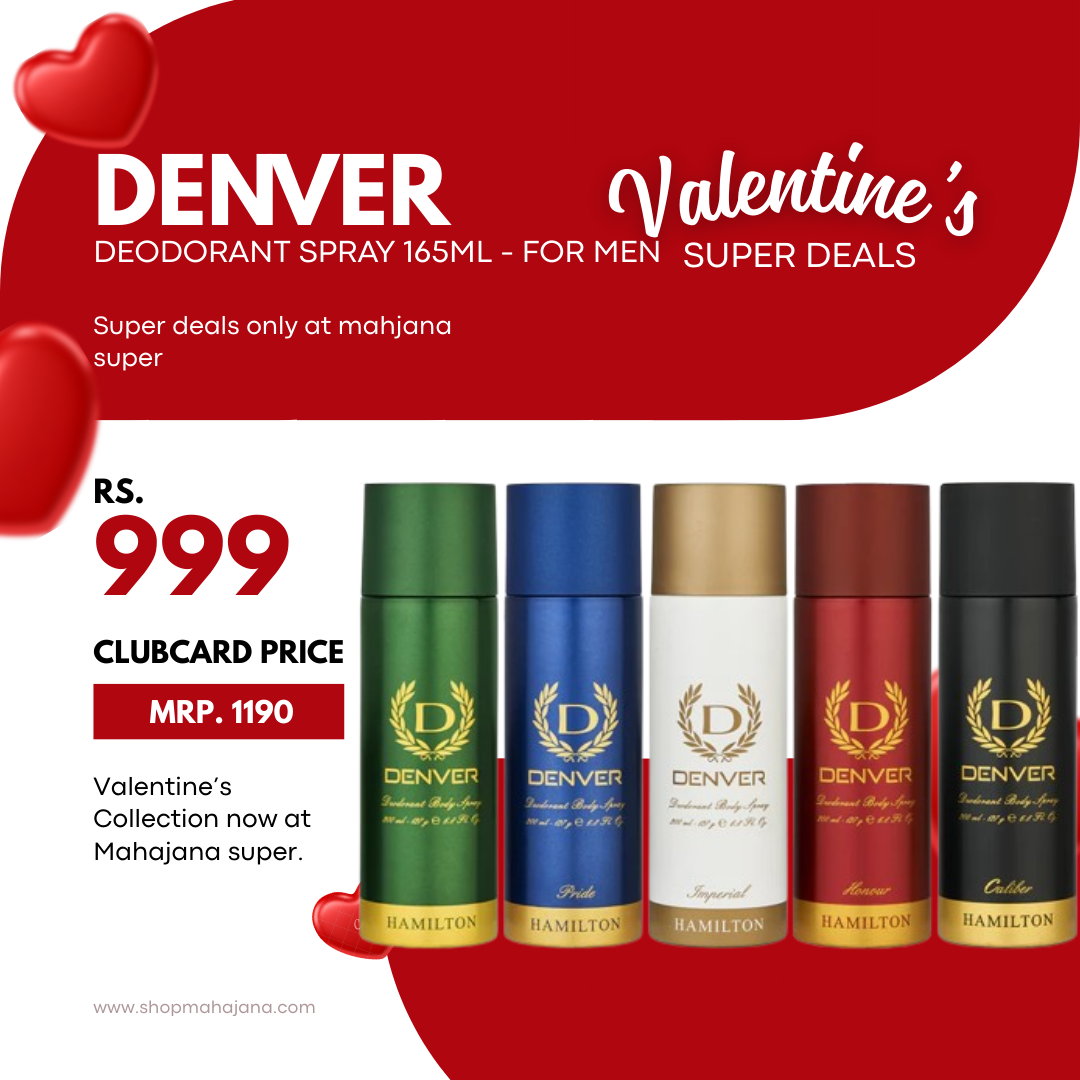 Denver Deodorant Spray 165ml - For Men _0