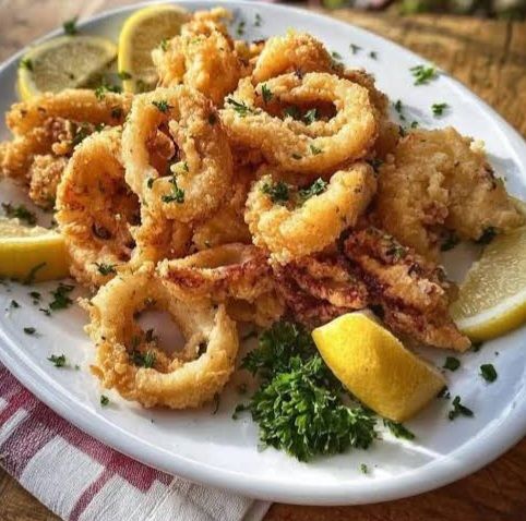 Calamari rings & Chips (Light meal)_0