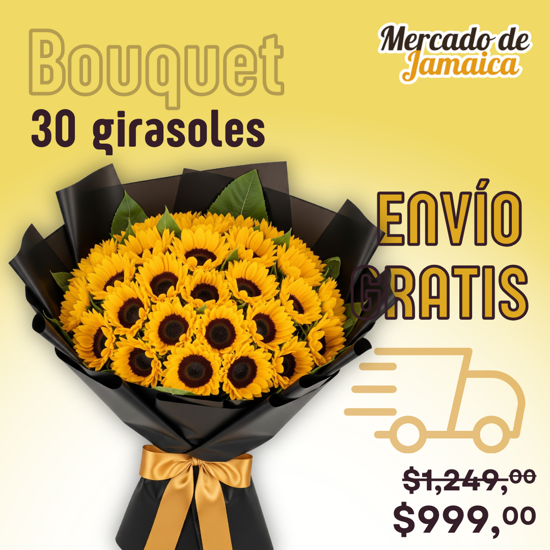 Bouquet 30 girasoles_0