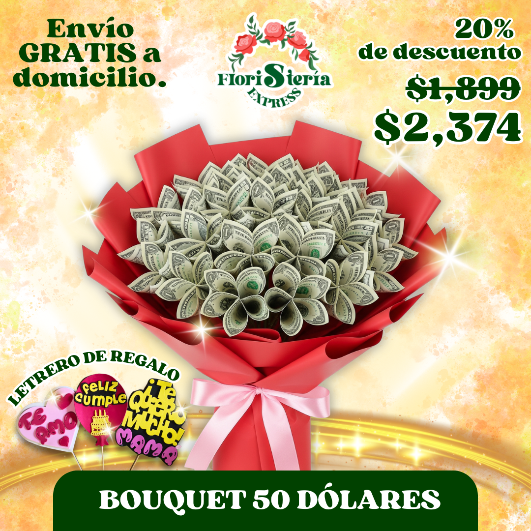 Bouquet 50 dólares_0