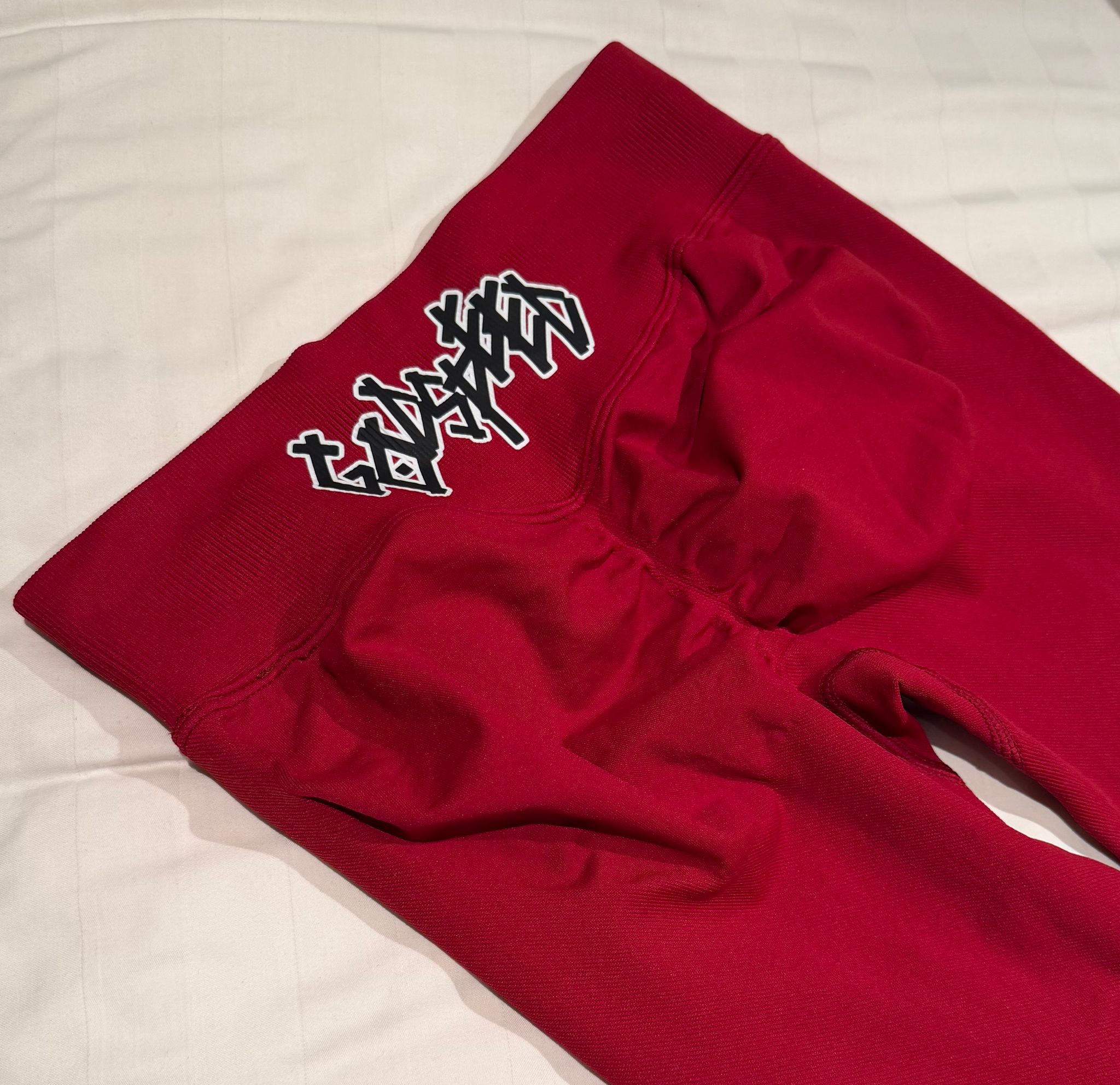 Sports Tights - Racy Red _0