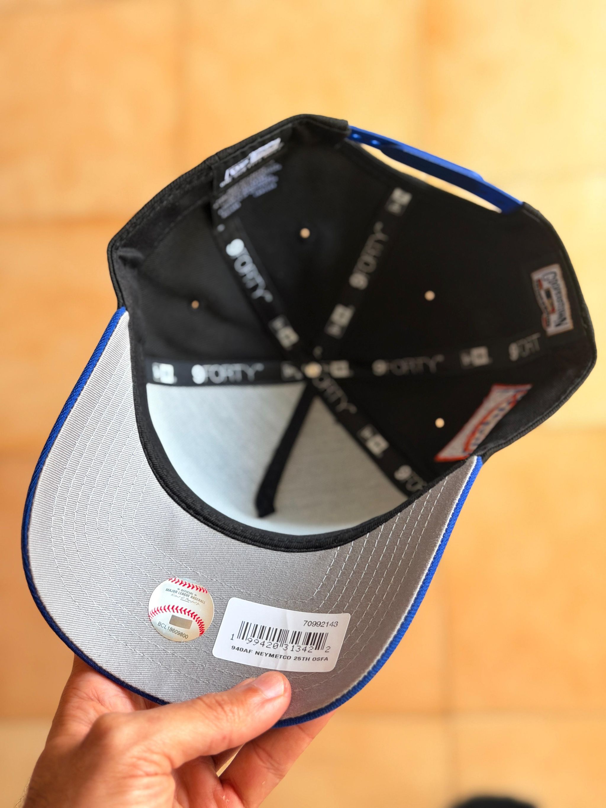 New Era 9Forty -NY Mets 25th Anniversary Black Two Tone Edition _7