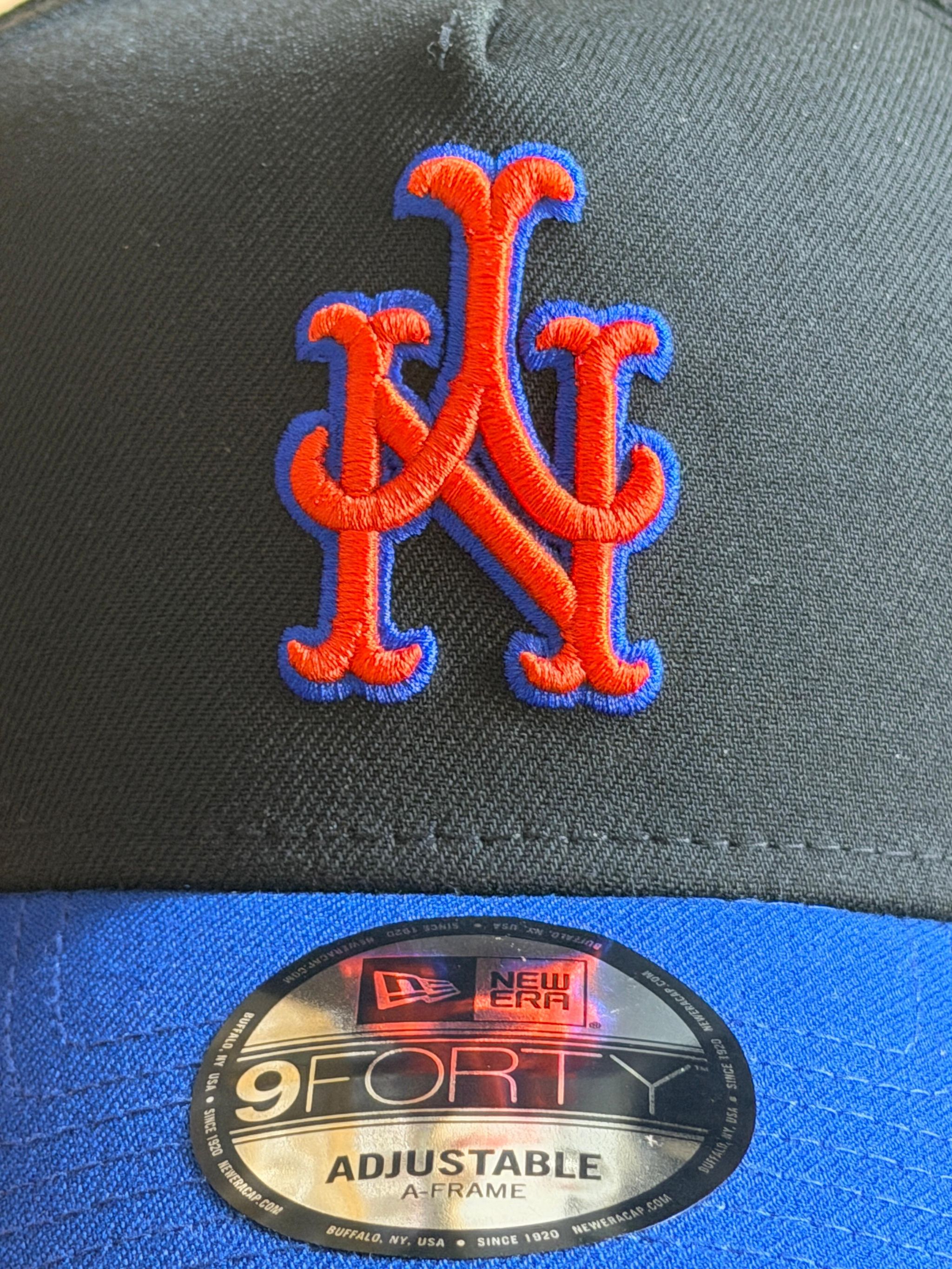 New Era 9Forty -NY Mets 25th Anniversary Black Two Tone Edition _2