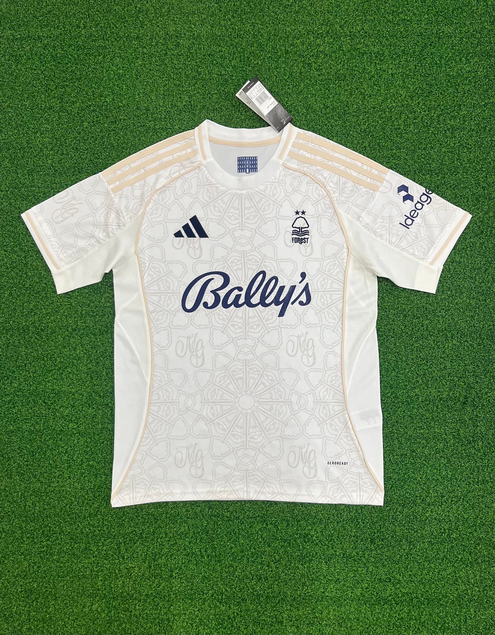 Nottingham Forest 2025/26 Away Shirt (Off-white / Orange / White)_0