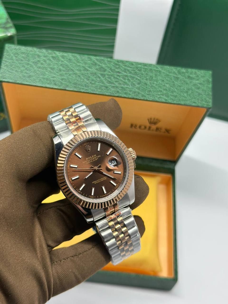 רולק,ס מנגנון אוטומטי 41mm- איכות גבוהה |  סמל סטטוס בעולם היוקרה  _1