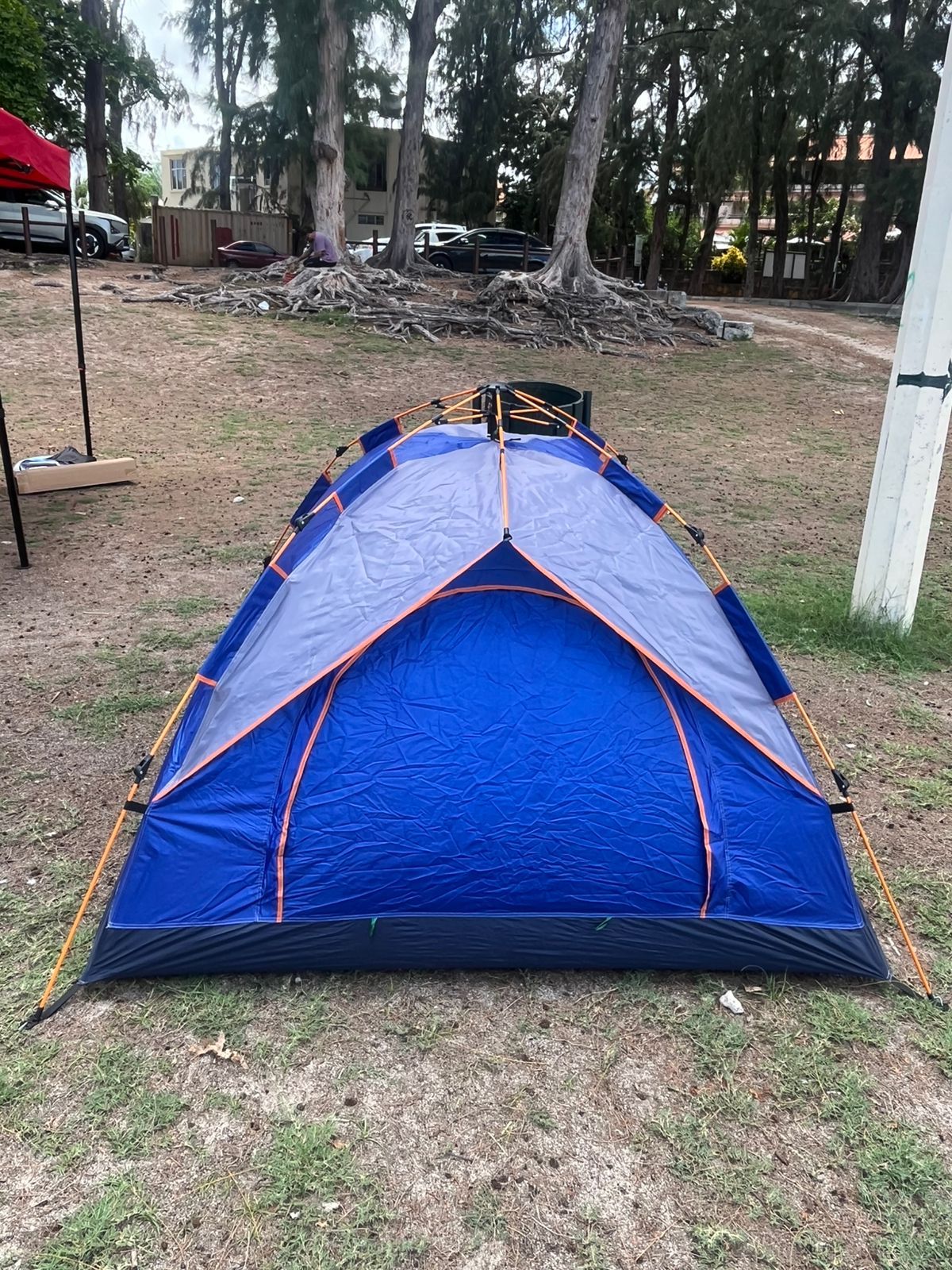 Easy Pump up Automatic Open Folding Outdoor Tent 3 pax_1