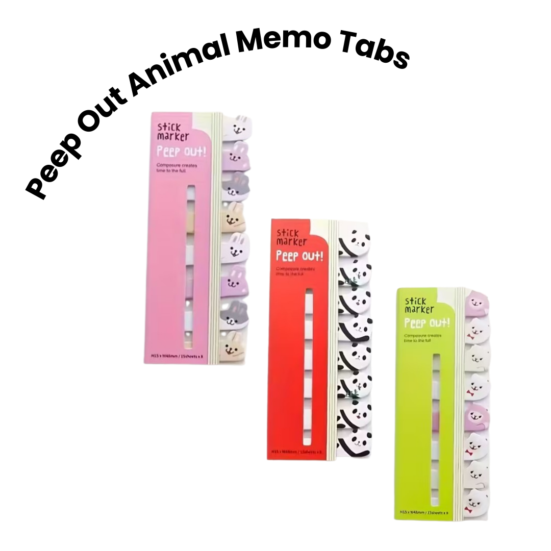 Peep Out Animal Memo Tabs_0