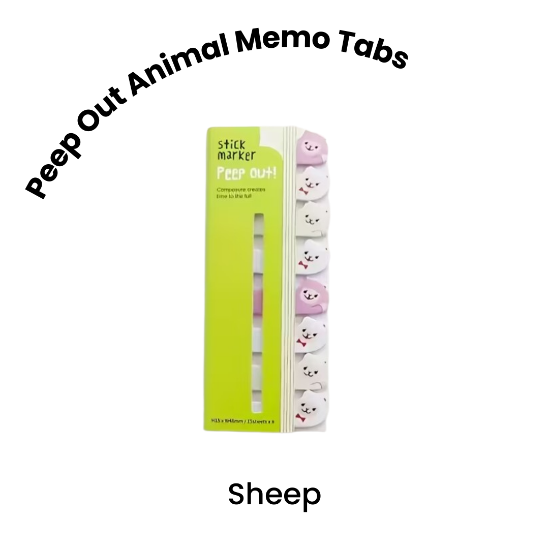 Peep Out Animal Memo Tabs_1