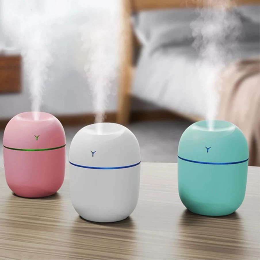 Mini USB Ultrasonic Egg Humidifier with LED Night Light_0