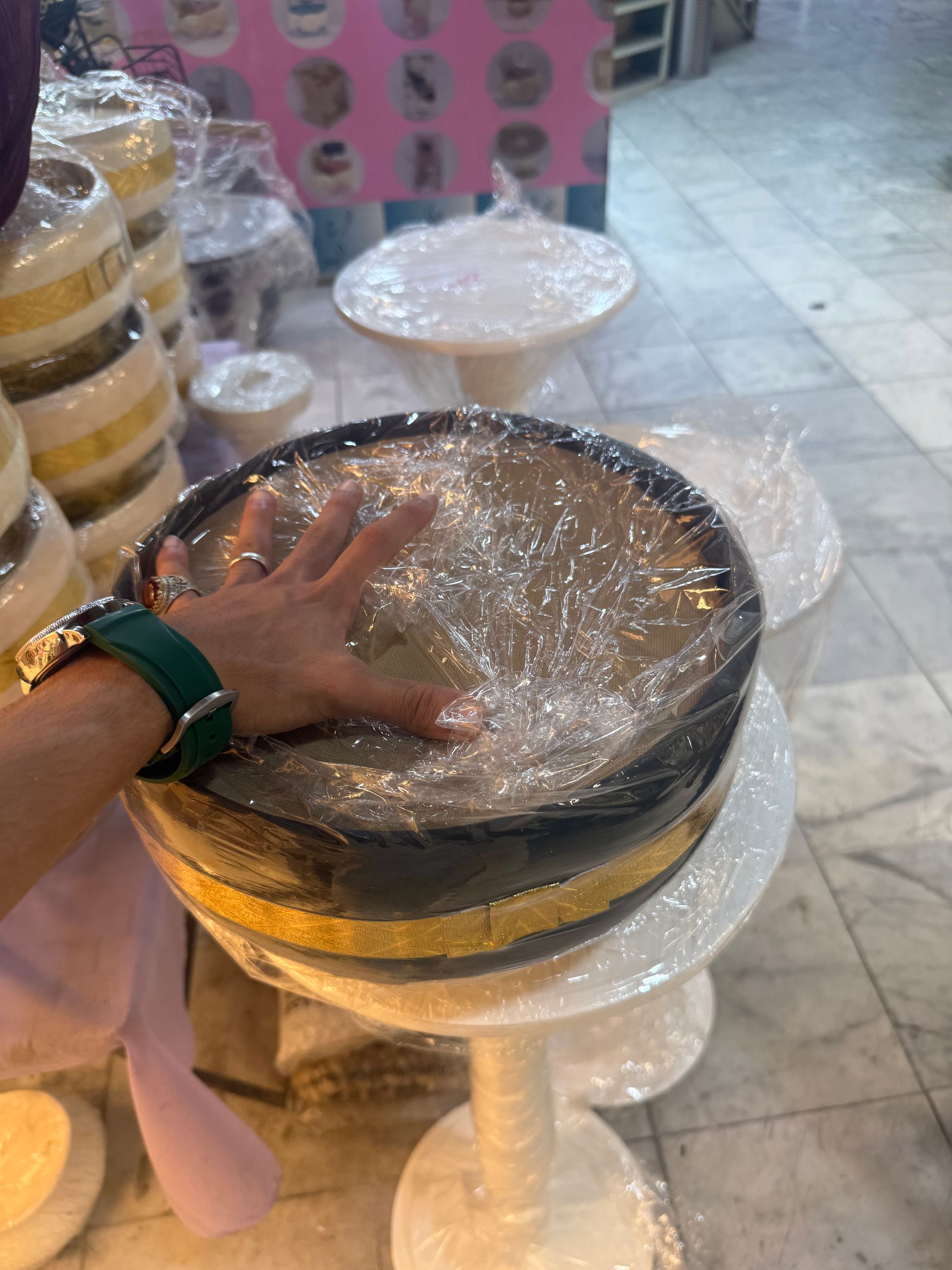 صواني جلد الوان متعدده الهبه_2