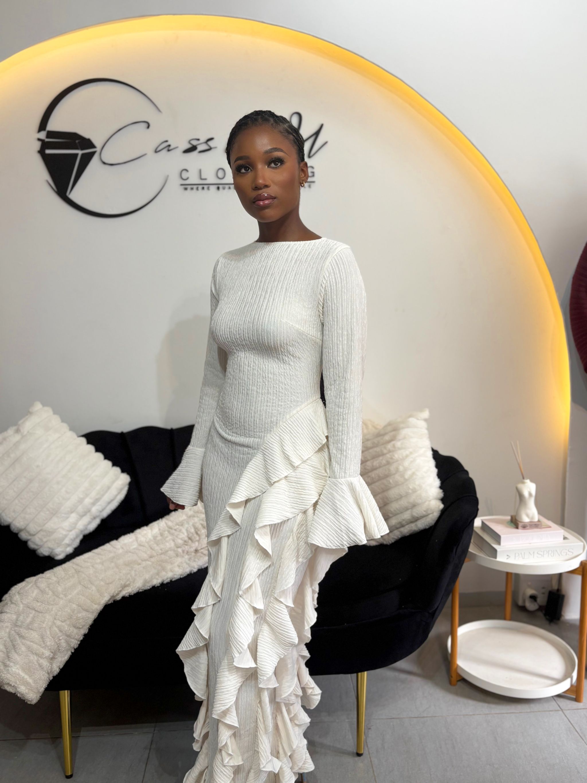 Opulent Ruffle maxi _0