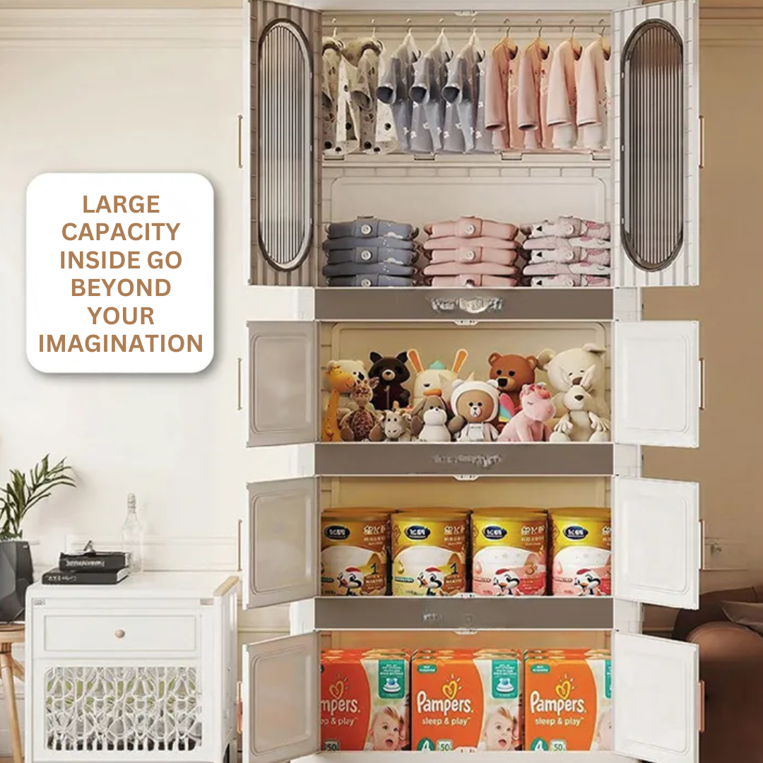 80CM FLEXA MULTI CLOTH STORAGE CABINET (ALMARI)_2