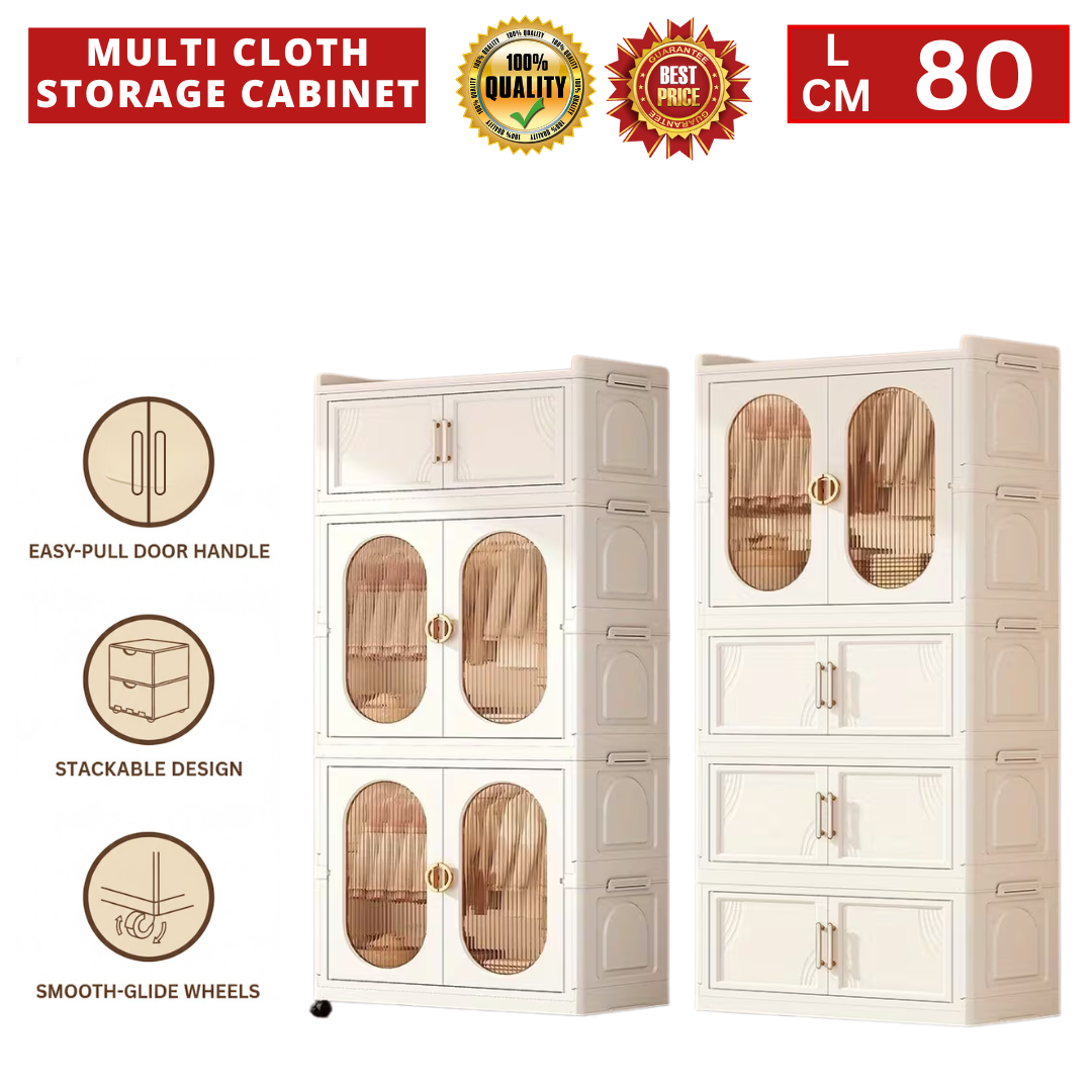80CM FLEXA MULTI CLOTH STORAGE CABINET (ALMARI)_0