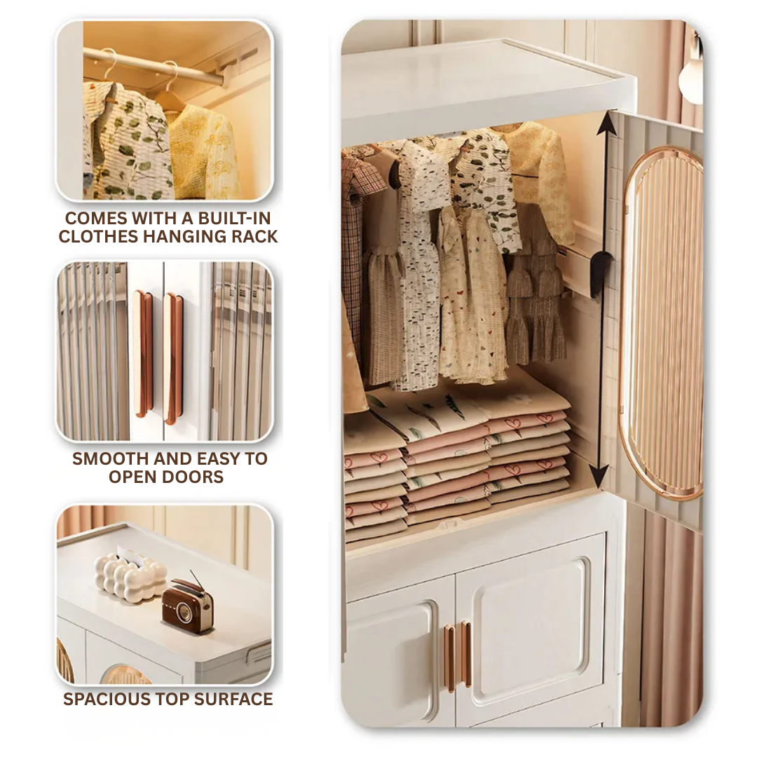 80CM FLEXA MULTI CLOTH STORAGE CABINET (ALMARI)_4