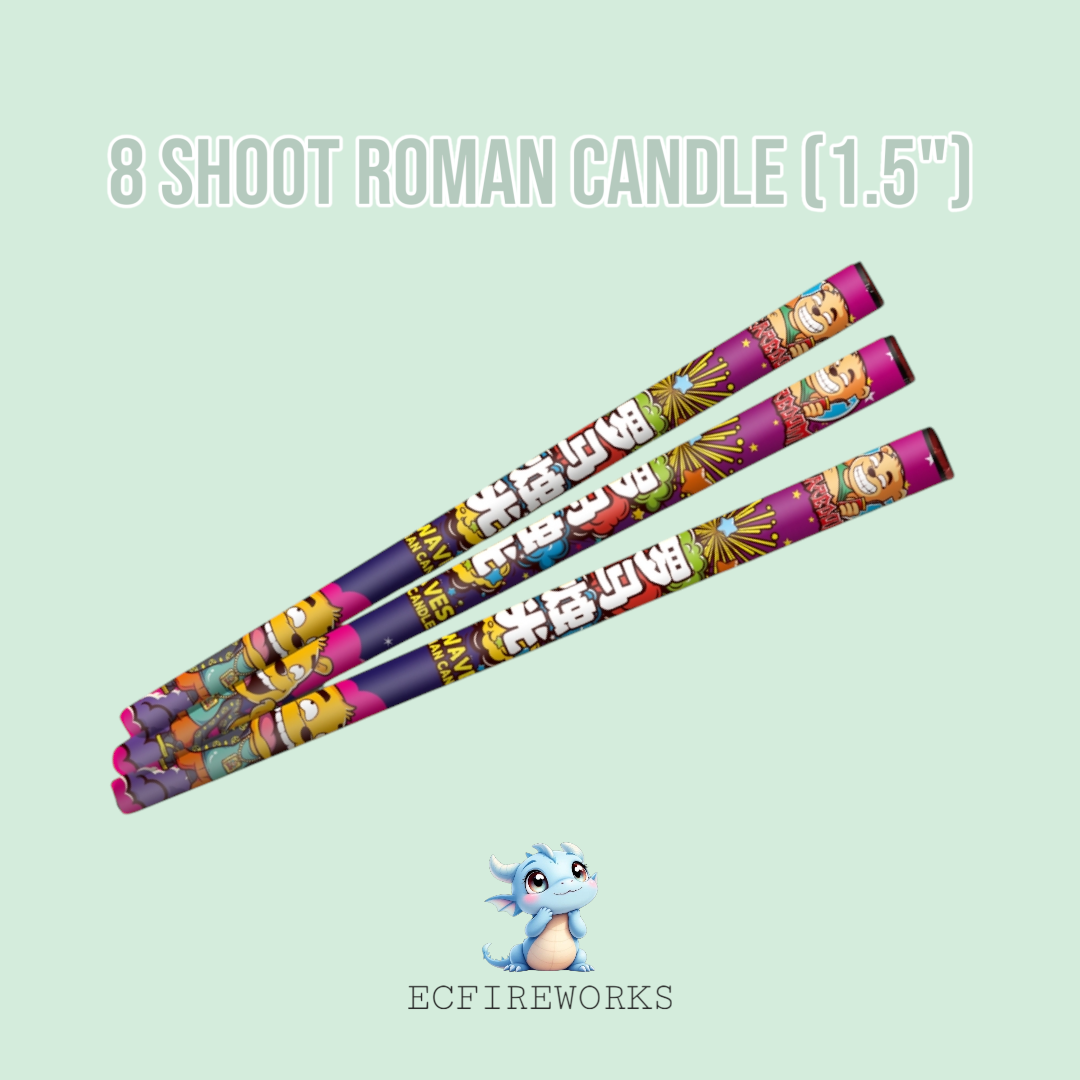 8 SHOOT ROMAN CANDLE (1.5")_0