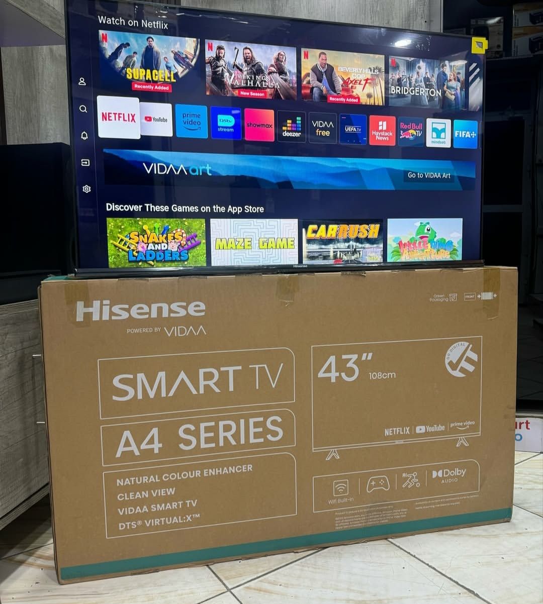 HISENSE 43 INCH SMART TV _1