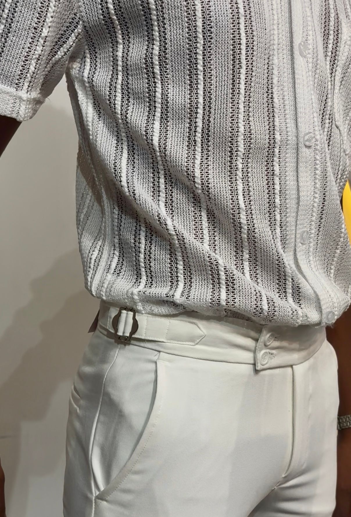 Button up textured shirt_1