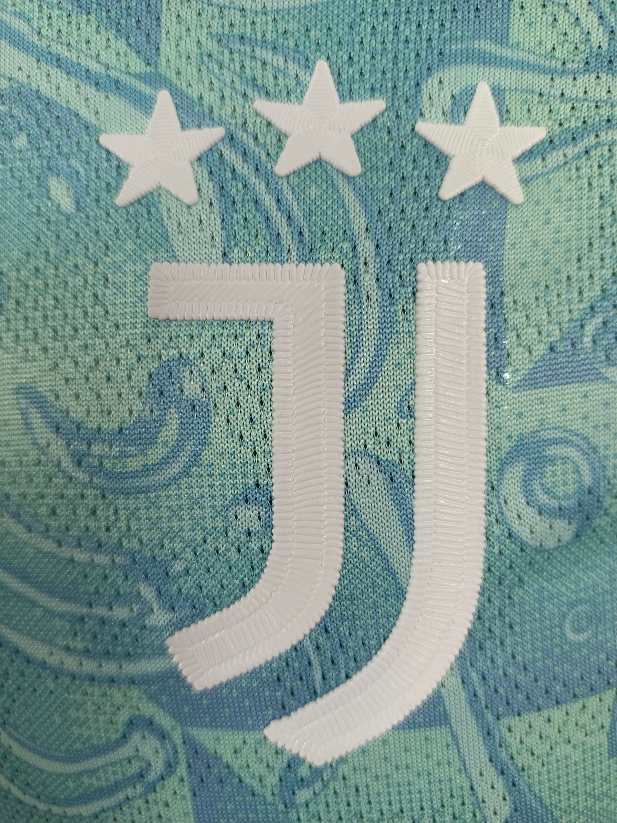 Juventus 2025/26 Away Shirt (Sky blue / Yellow / White)_3