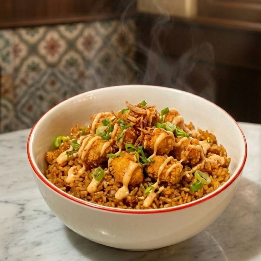 Nasi Goreng Chicken Popcorn_0