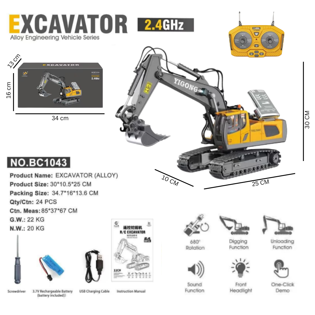 ALLOY ELECTRIC RC ENGINEERING VEHICLE_9