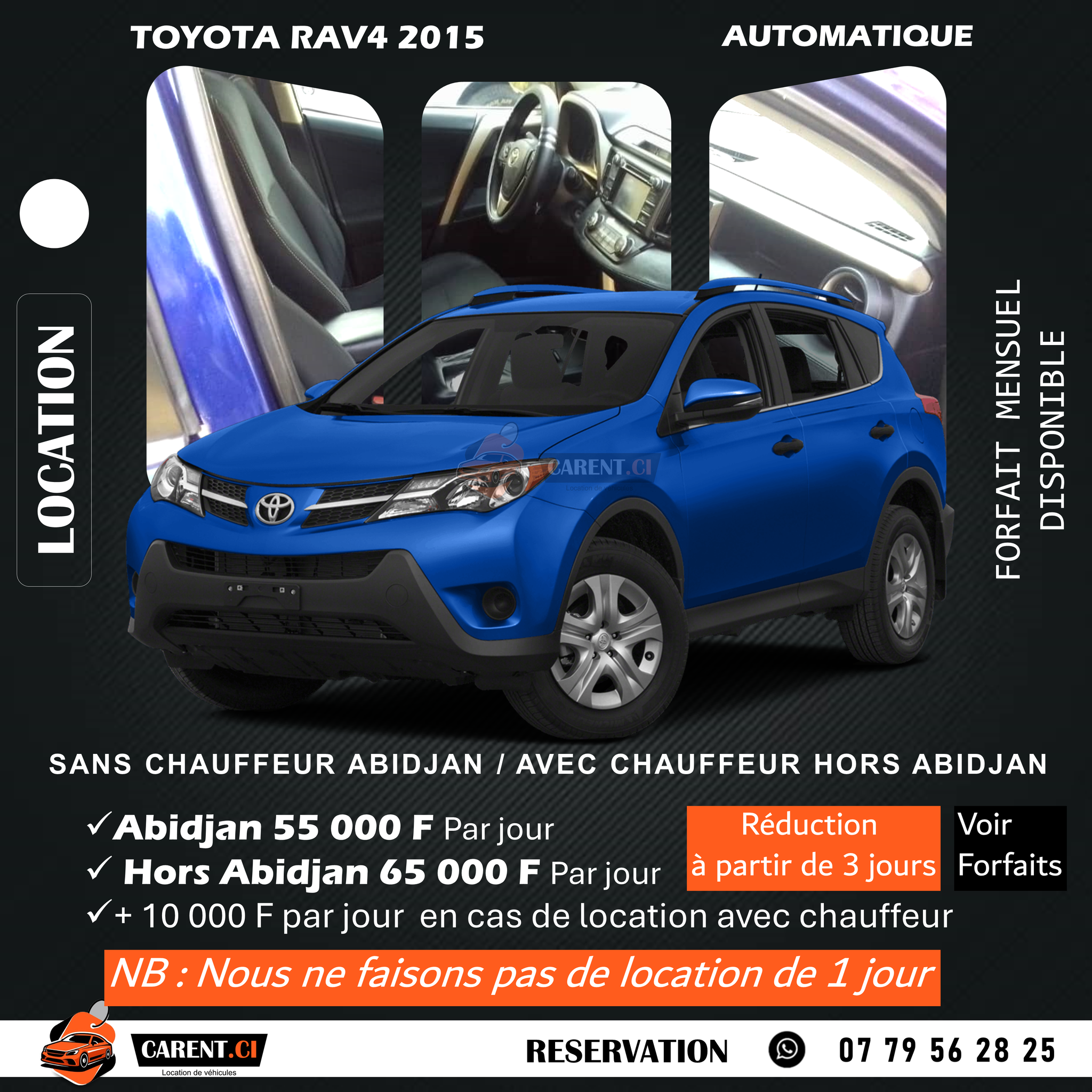 TOYOTA RAV4 2015 BLEU_0