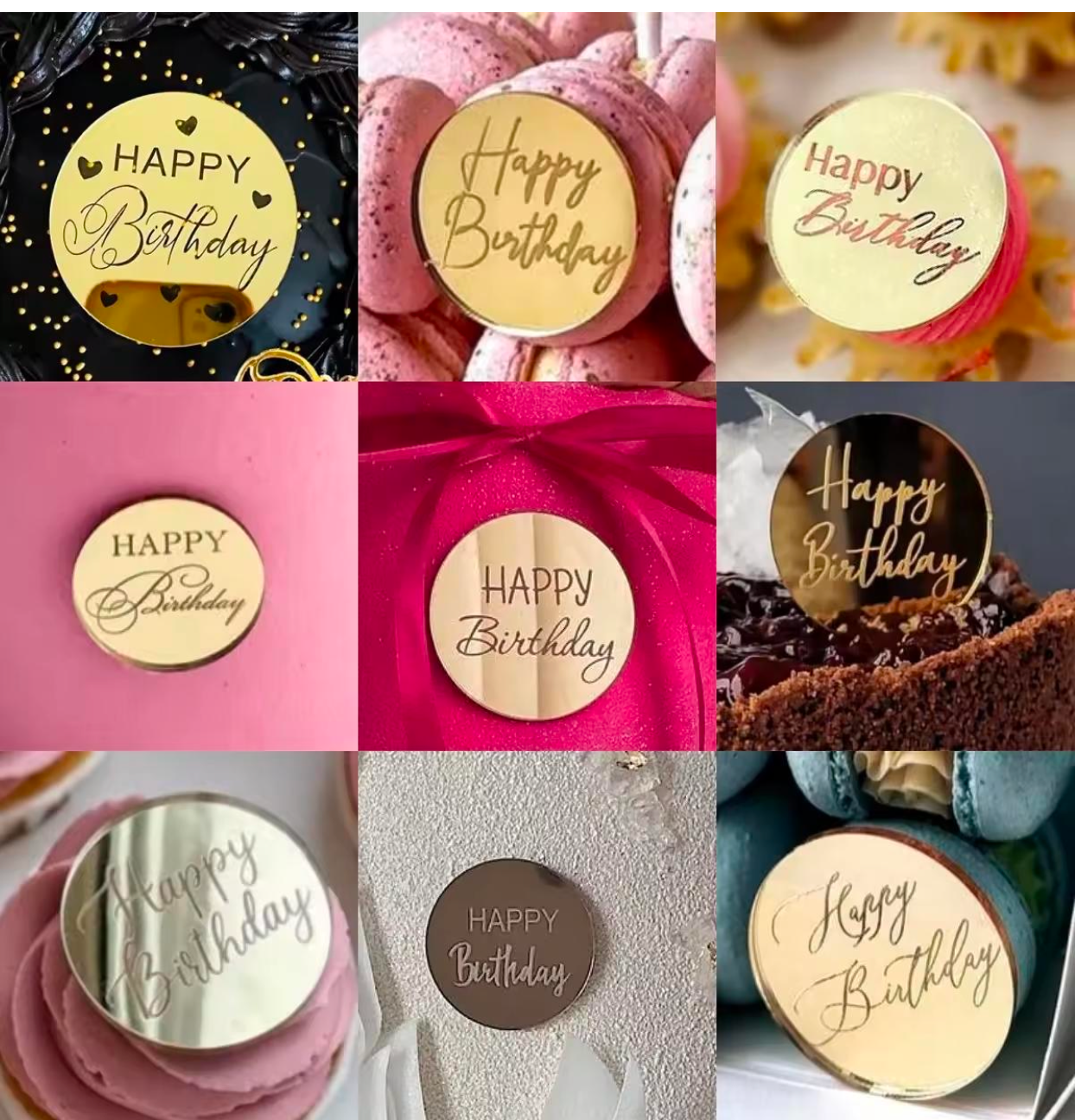 Happy Birthday Cake Charm -Style 02 _0